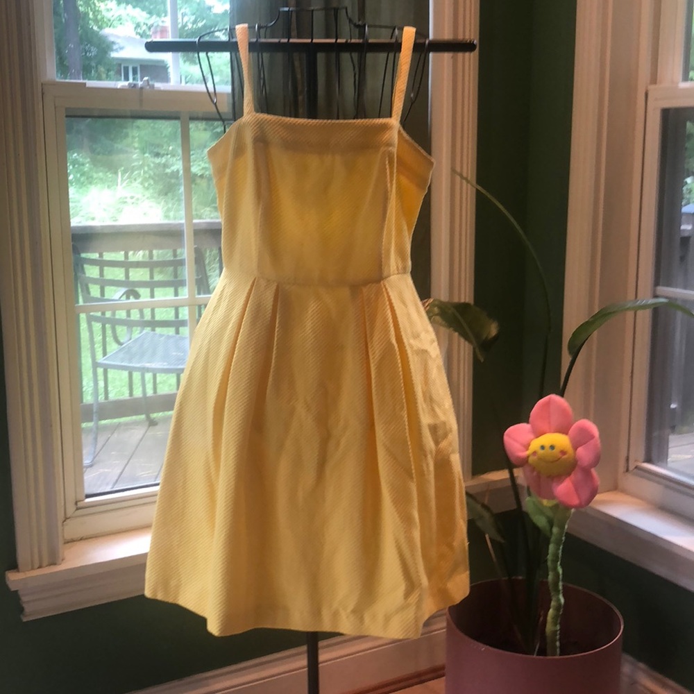 Ann Taylor LOFT yellow summer dress